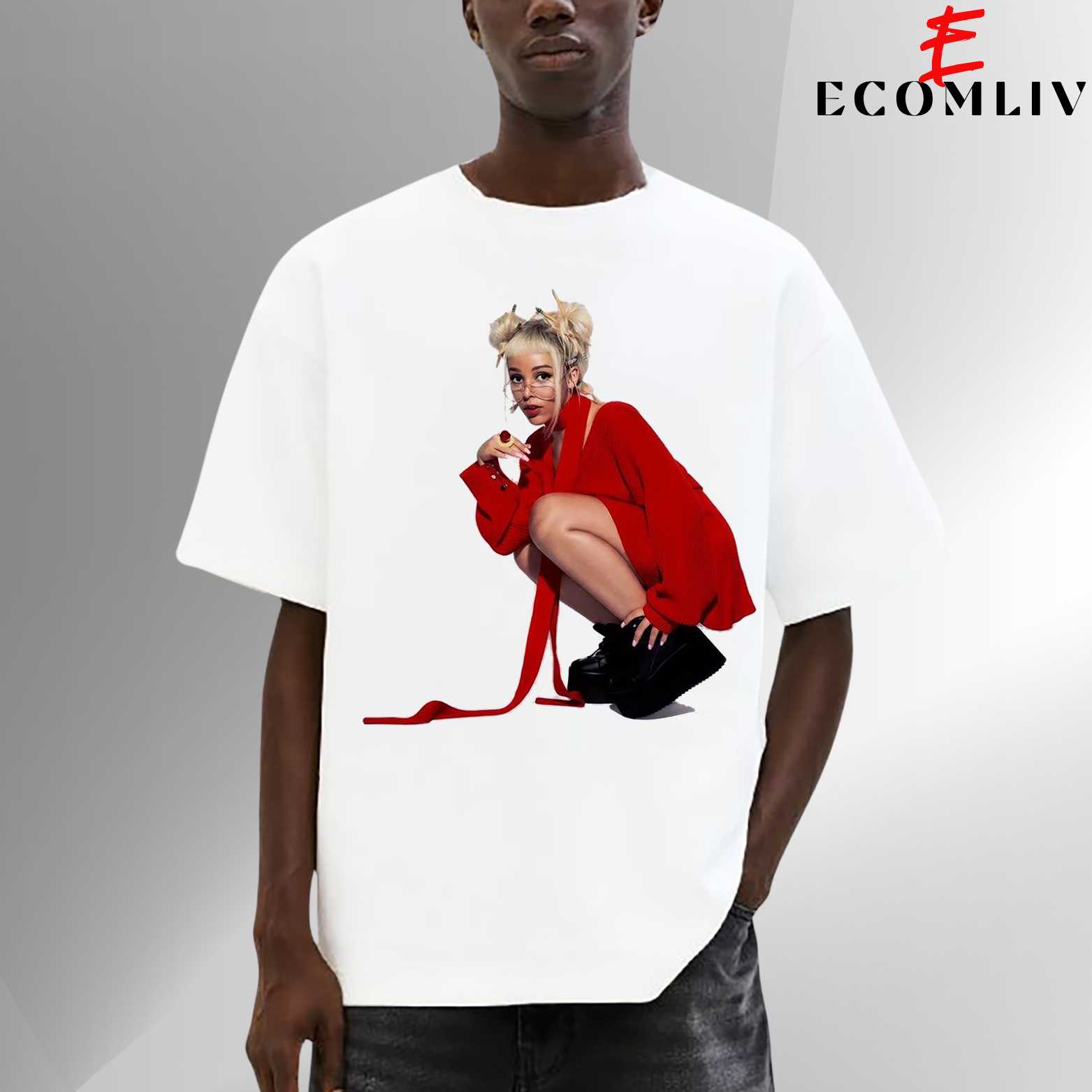Doja Cat Music Graphic Tee, Pop Star T Shirt, Unisex Streetwear Shirt